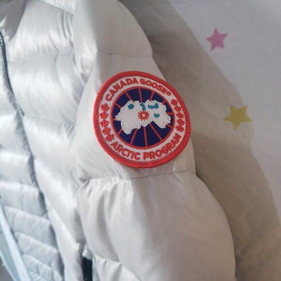 Canada Goose Light Grey Hooded Down Jacket - Picture 8 of 8